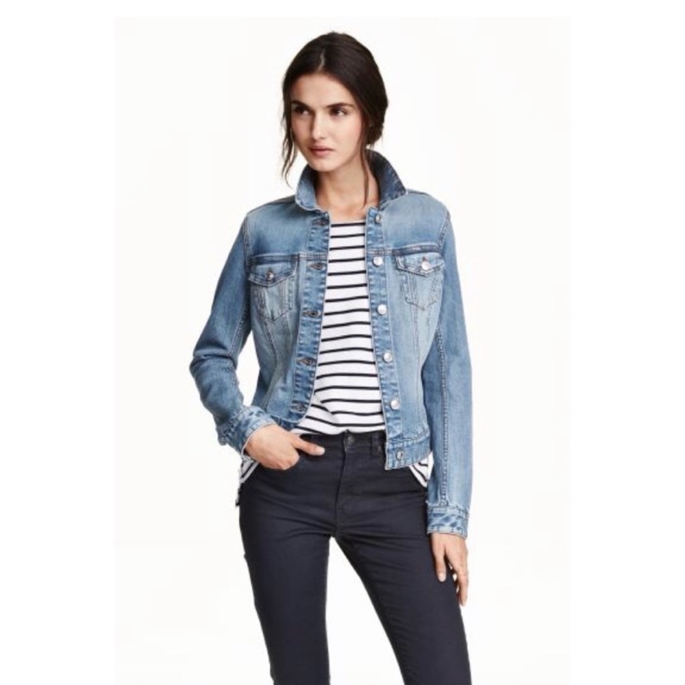 H&M Blue Jean Jacket SZ L